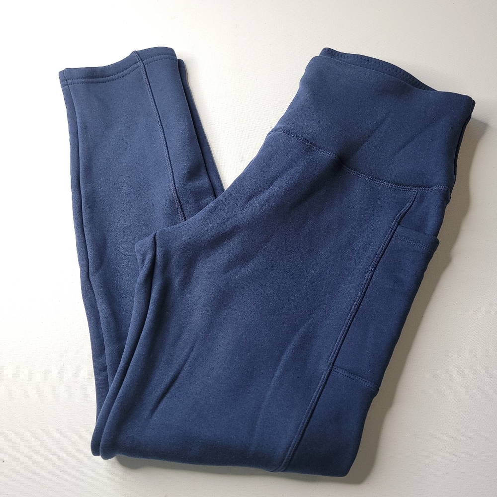 Navy Blue Fleece Sweatpants Size Large